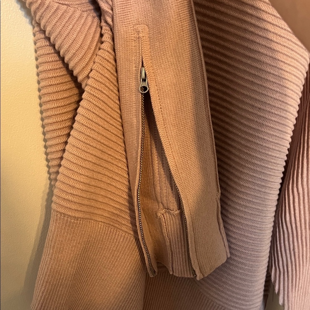 Women's Ribbed Sweater - Tan - Picture 3 of 10